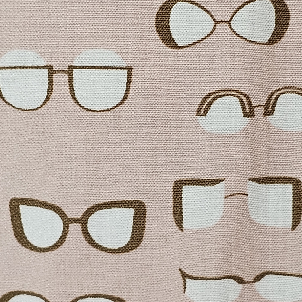 Boden Pink Midi Shirt Dress Size 14 Eyeglass Pattern Whimsical Preppy Eye Doctor - Picture 12 of 14